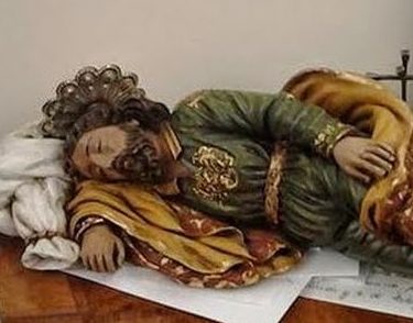 A imagem de São José dormindo que o Papa tem em seu quarto