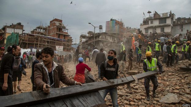 terremoto no nepal