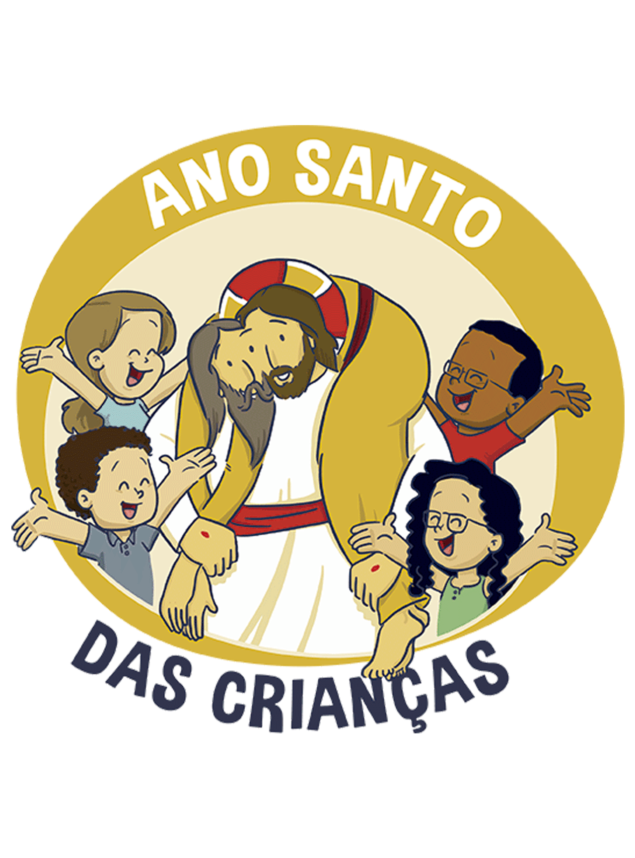 Logotipo Ano Santo das Crianças