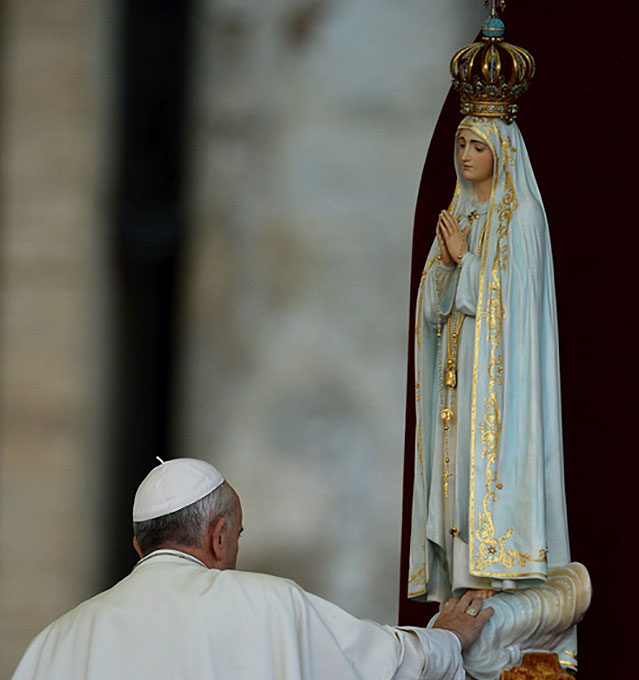 A oração que o Papa Francisco rezará na Capelinha das Aparições, em Fátima