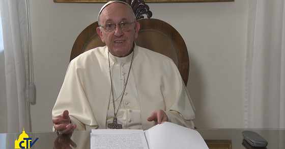 Mensagem em vídeo do Papa Francisco aos brasileiros pelos 300 anos de Aparecida