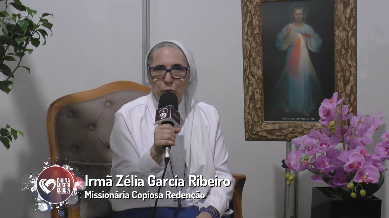 Irmã Zélia fala sobre como foi participar da Festa da Misericórdia