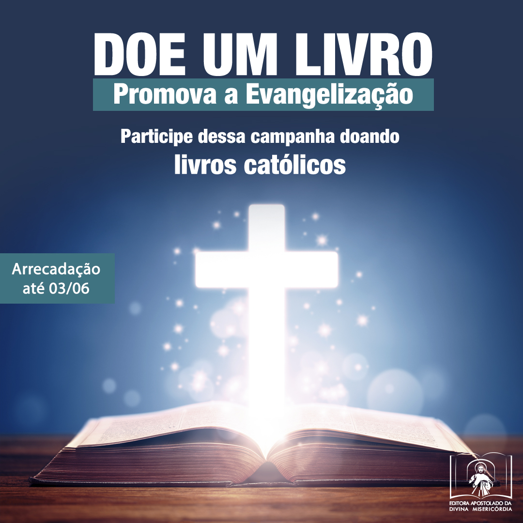 Editora Apostolado da Divina Misericórdia promove arrecadação de livros para doação