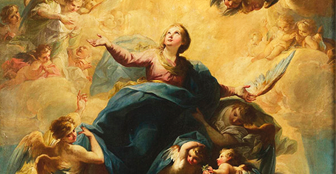 O Céu exulta na presença de Maria