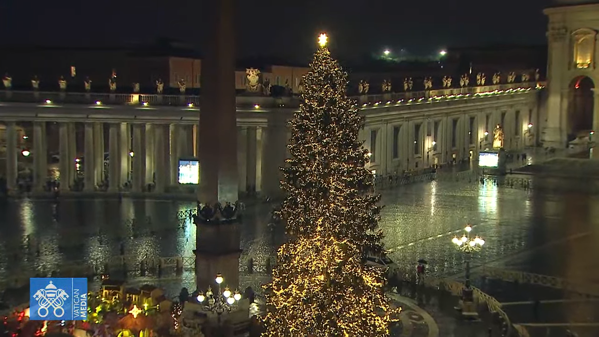 Presépio e Árvore de Natal são inaugurados no Vaticano