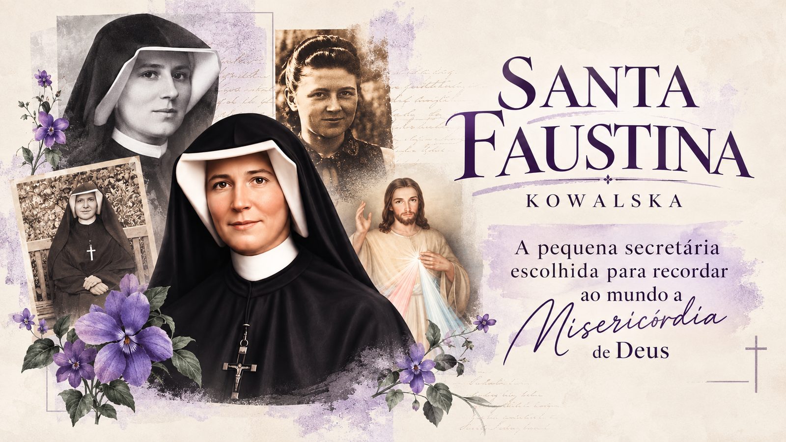 Santa Faustina: conheça a Apóstola da Divina Misericórdia Santa Faustina: conheça a Apóstola da Divina Misericórdia